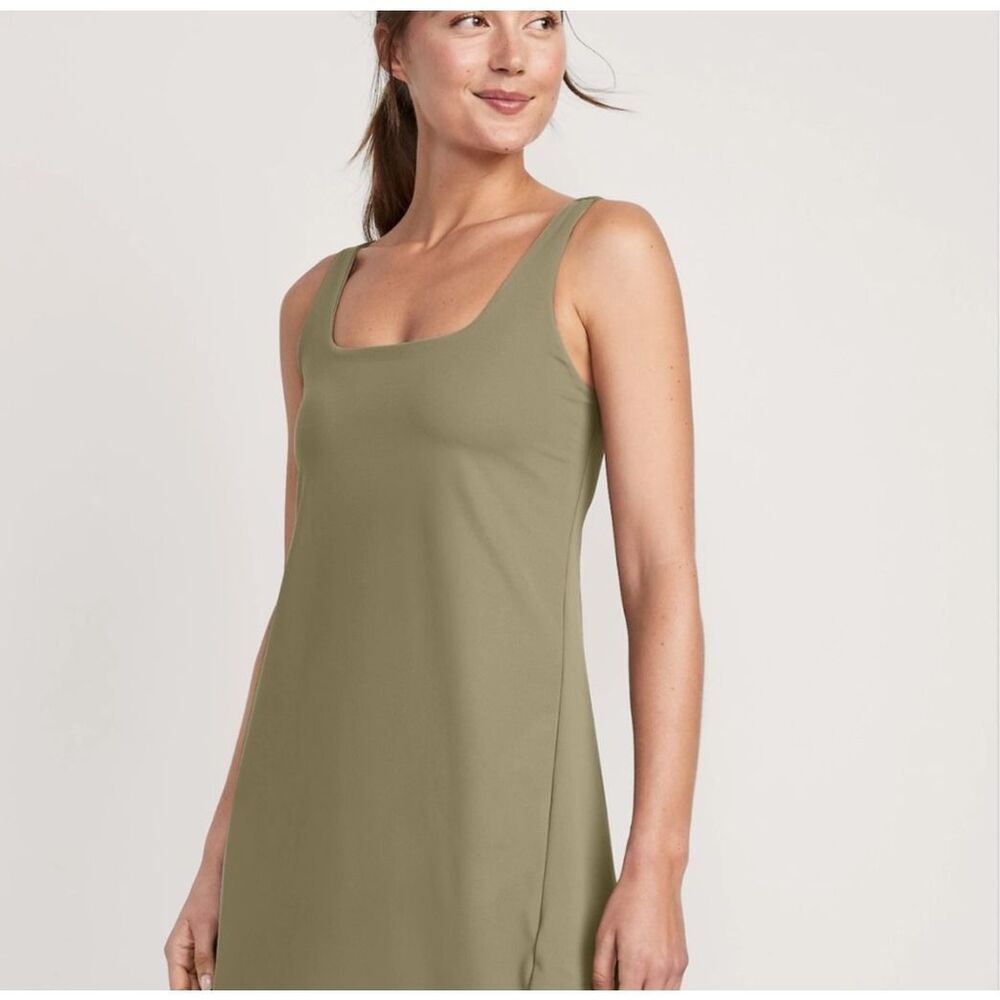 Old Navy Olive Green Mini Dress